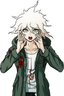 Sticker 🍀 / RE: Nagito Komaeda by @wanna_s_l_e_e_p / 🤍 - 11