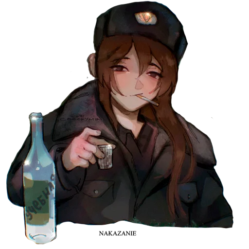 bottle human face cartoon