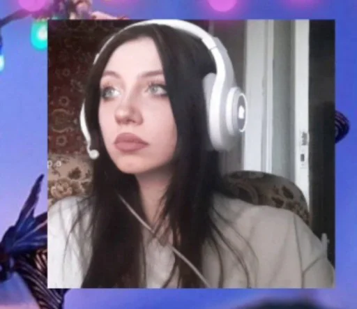 headphones human face person