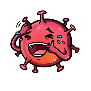 Стикер @ray_b Коронавирус Няшка - 5