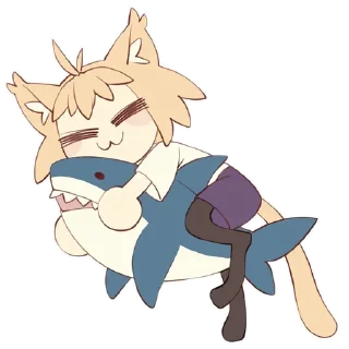 Стикер Neco arc @anime4_arts - 9