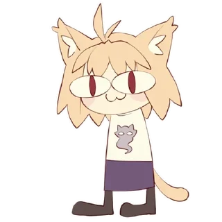 Стикер Neco arc @anime4_arts - 11