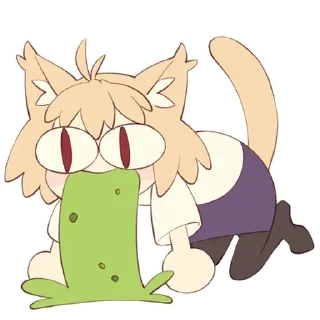 Стикер Neco arc @anime4_arts - 8