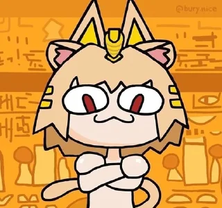 Стикер neco-arc @animuism - 1