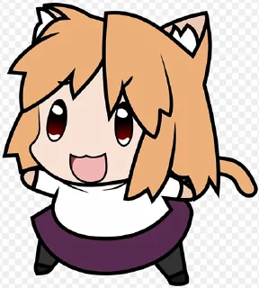 Стикер neco-arc @animuism - 2