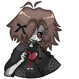 Стикер 𖥔 ݁ Чmo_nyeva🦴🦴 𖥔 ݁ . @Chmo_nyeva10 - 9