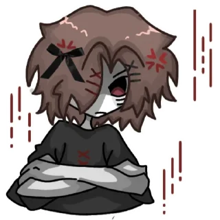 Стикер 𖥔 ݁ Чmo_nyeva🦴🦴 𖥔 ݁ . @Chmo_nyeva10 - 4