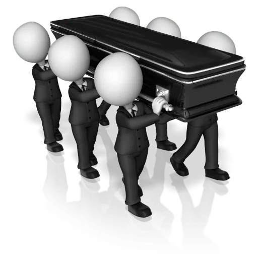 Стикер Негры с гробом от @s4_p4 (автор Владос) - 2