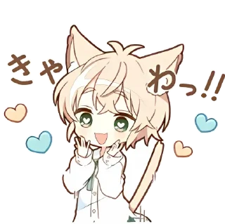 Sticker 𝑛𝑒𝑘𝑜 𝑏𝑜𝑦 🤍 @Kenai_1 - 1