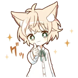 Sticker 𝑛𝑒𝑘𝑜 𝑏𝑜𝑦 🤍 @Kenai_1 - 2