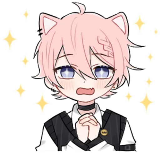 Sticker Повседневность неко @tg_sticks - 9