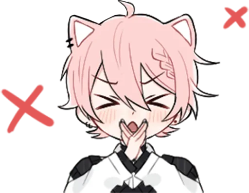 Sticker Повседневность неко @tg_sticks - 7