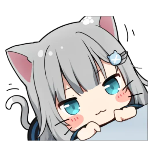 Стикер Неко-тян - @tg_sticks - 7
