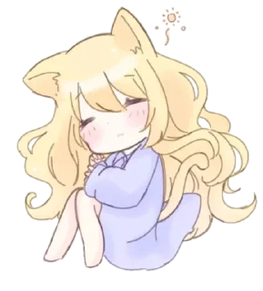 Sticker ᜊ:neko ˖⋅「 @wexsavi  」 - 9