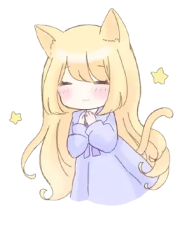 Sticker ᜊ:neko ˖⋅「 @wexsavi  」 - 0