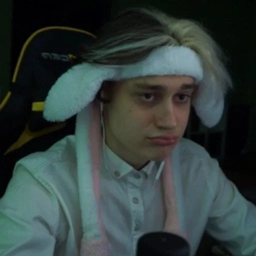 человеческое лицо Человек наушники