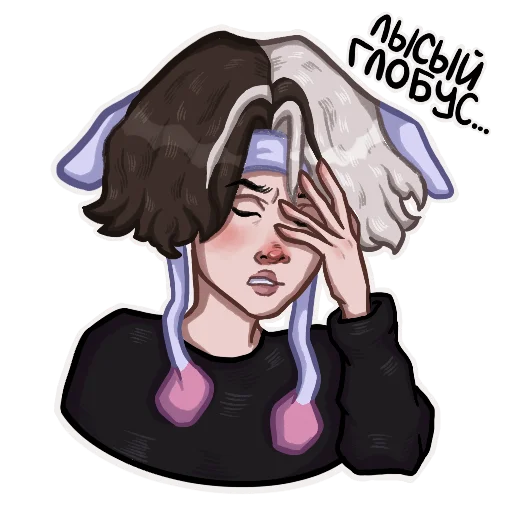 иллюстрация эскиз человеческое лицо