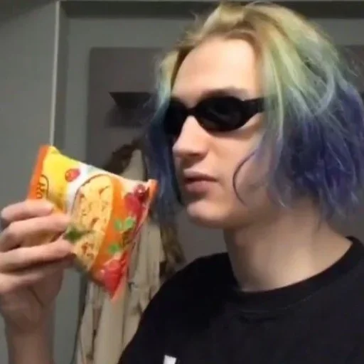 person human face goggles