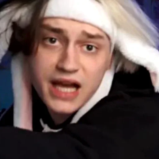 person human face lip