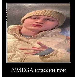 Sticker некоглайски пон - 10