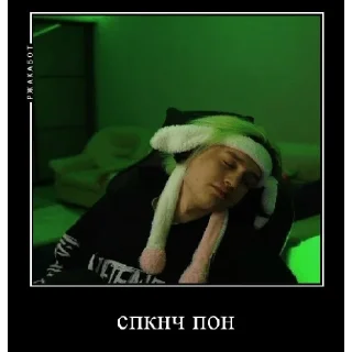 Sticker некоглайски пон - 11