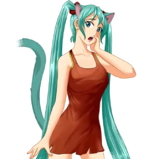 Sticker NekoMiku / by ndlslnlns and aboba - 8