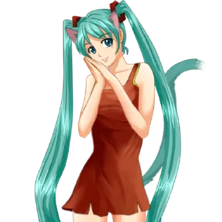 Sticker NekoMiku / by ndlslnlns and aboba - 9