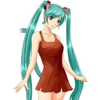 Sticker NekoMiku / by ndlslnlns and aboba - 1