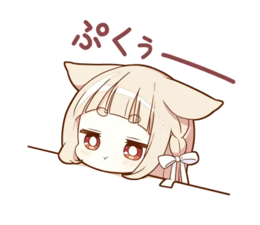 Sticker nekomimiii - 1