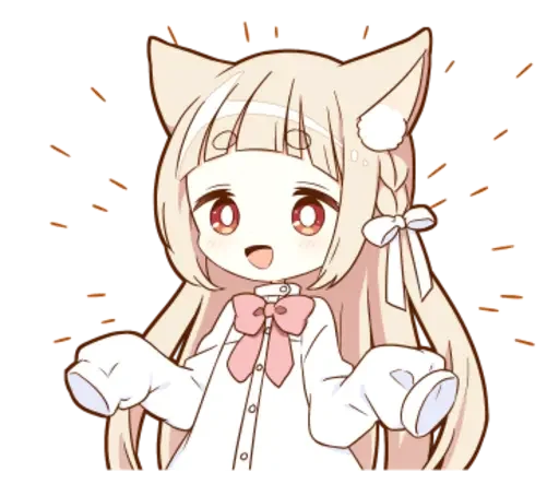 Sticker nekomimiii - 1