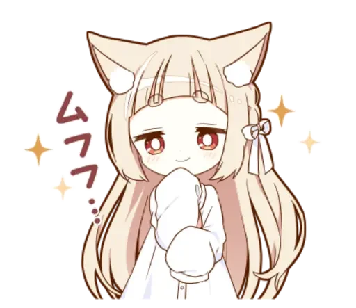 Sticker nekomimiii - 1