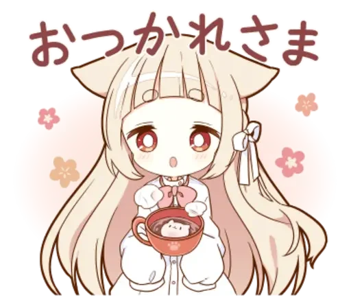 Sticker nekomimiii - 1