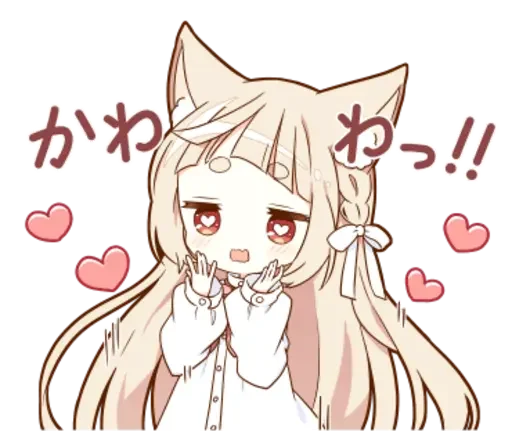 Sticker nekomimiii - 1