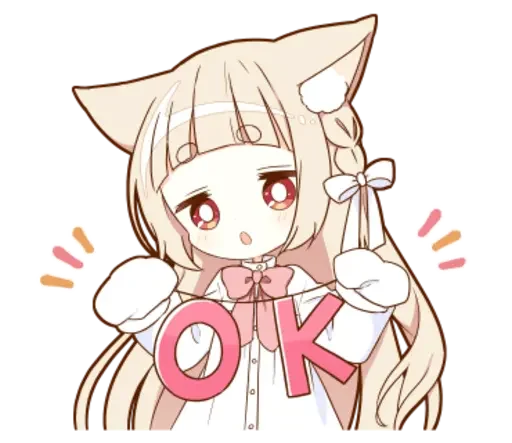 Sticker nekomimiii - 1