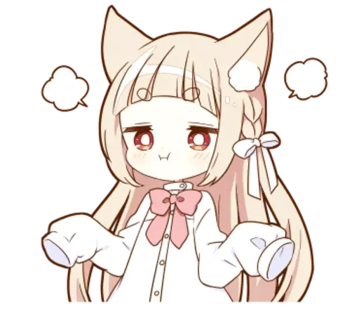 Sticker nekomimiii - 1
