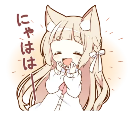 Sticker nekomimiii - 1