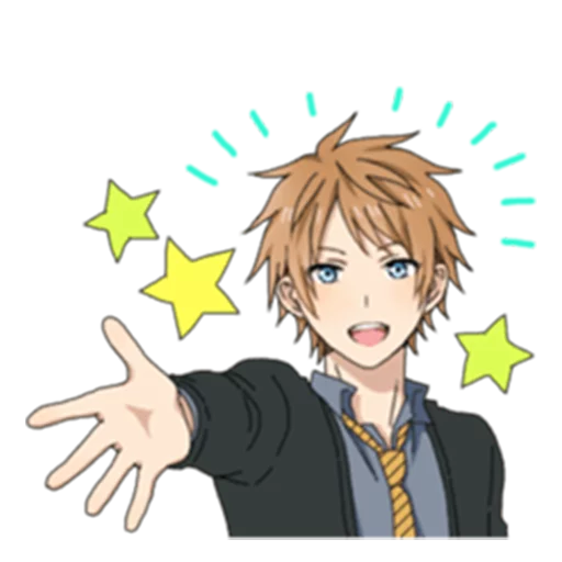 anime cartoon human face