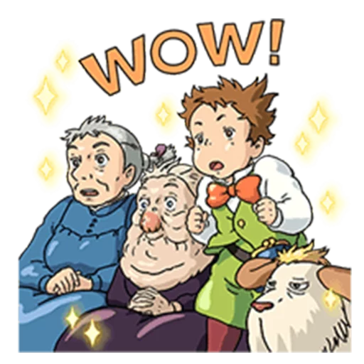 Стикер Howl's Moving Castle @Nekosticker - 4