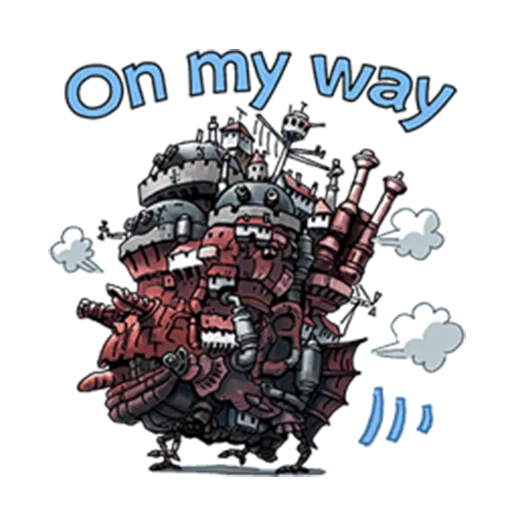 Стикер Howl's Moving Castle @Nekosticker - 1