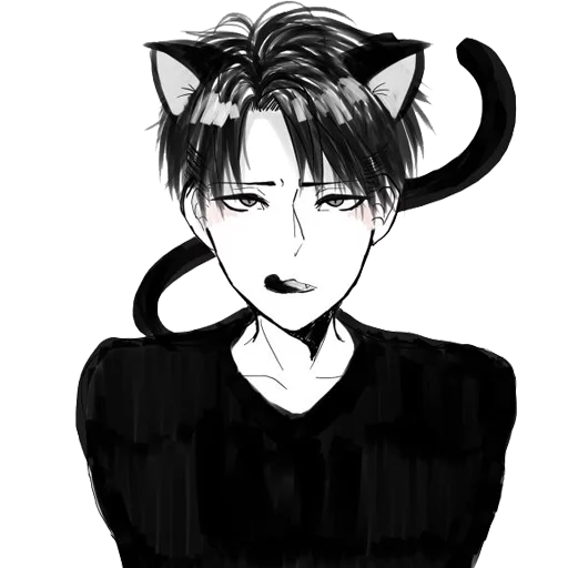 эскиз иллюстрация аниме