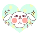 Sticker Ultra-small rabbit! @Nekosticker - 2