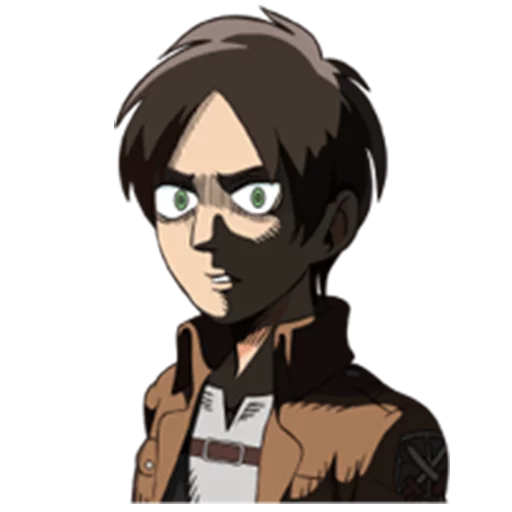 anime cartoon human face