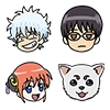 Gintama Emoji @Nekosticker - cartoon