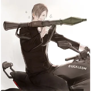 Стикер Resident Evil @Nekosticker - 2