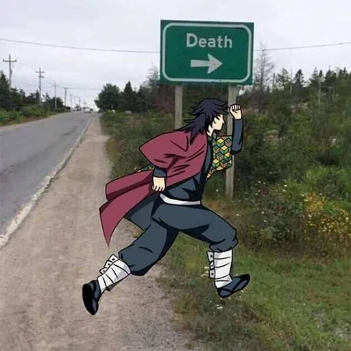 Demon Slayer MEME @Nekosticker - мультфильм