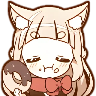 Sticker ◞  nekochan - @wexsavi ˋ - 1