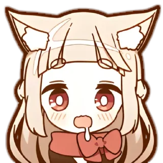 Sticker ◞  nekochan - @wexsavi ˋ - 6