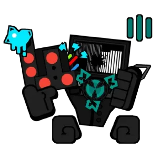 Sticker 🇬🇧-Skibidi saga stickers | 🇷🇺-Стикеры саги о Скибиди - 1