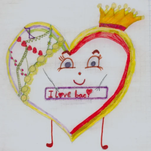 child art drawing valentine's day