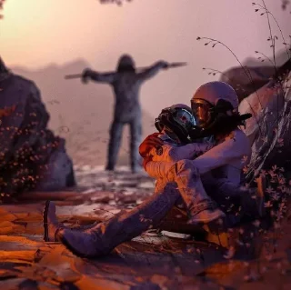 Стикер Космос - 5